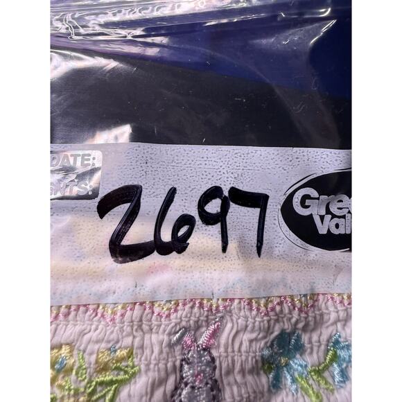 Iris & Ivy bunny easter peasant dress girls 3T prairie cottagecore fairy vintage - Picture 5 of 5